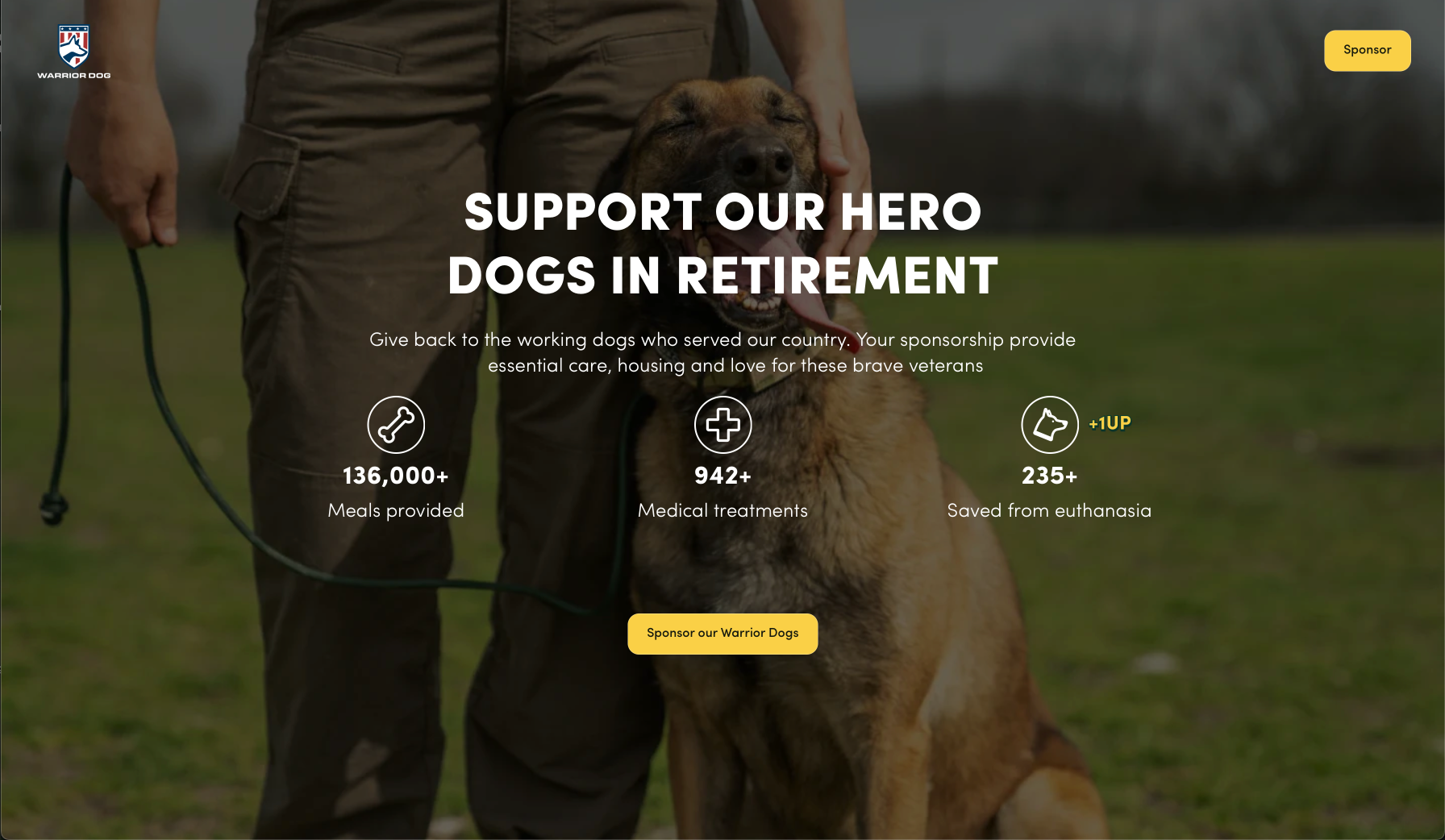 WarriorDog.com Screenshot